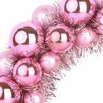 HKH Conjunto de 2 Guirlandas de Bolas de Natal - Rosa
