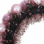 HKH Conjunto de 2 Guirlandas de Bolas de Natal - Rosa