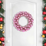 HKH Conjunto de 2 Guirlandas de Bolas de Natal - Rosa