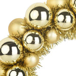 HKH Conjunto de 2 Guirlandas de Bolas de Natal Ouro