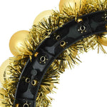 HKH Conjunto de 2 Guirlandas de Bolas de Natal Ouro
