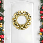 HKH Conjunto de 2 Guirlandas de Bolas de Natal Ouro