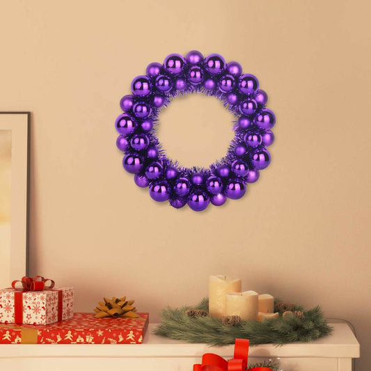 HKH Conjunto de 2 Guirlandas de Bolas de Natal Lilás