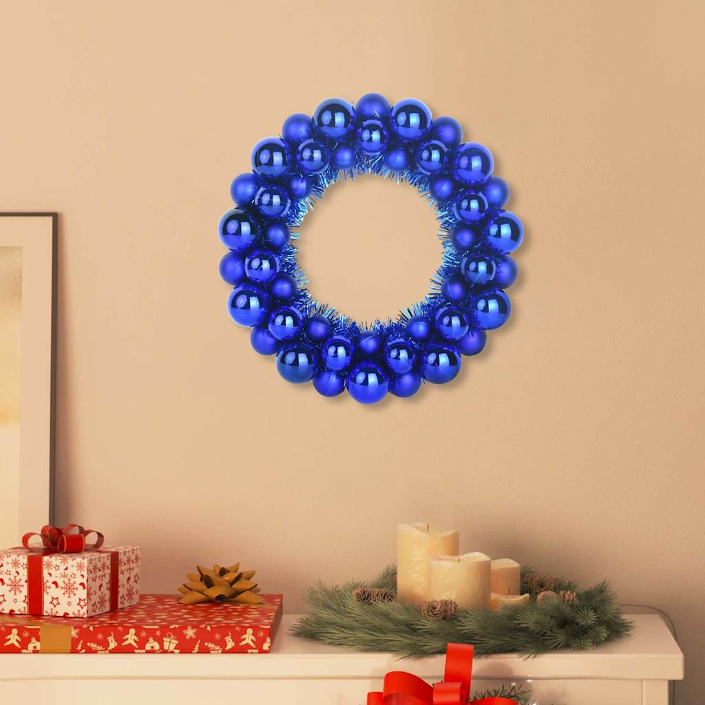 HKH Conjunto de 2 Guirlandas de Bolas de Natal - Azul