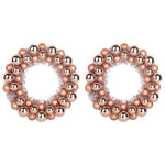 HKH Conjunto de 2 Guirlandas de Bolas de Natal - Rosa/Dourado