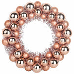 HKH Conjunto de 2 Guirlandas de Bolas de Natal - Rosa/Dourado