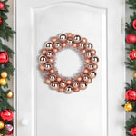HKH Conjunto de 2 Guirlandas de Bolas de Natal - Rosa/Dourado