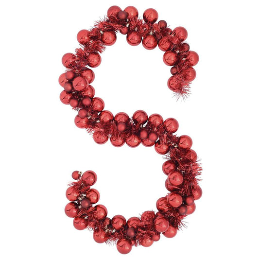 HKH Guirlanda de Bolas de Natal Poliestireno - Vermelho