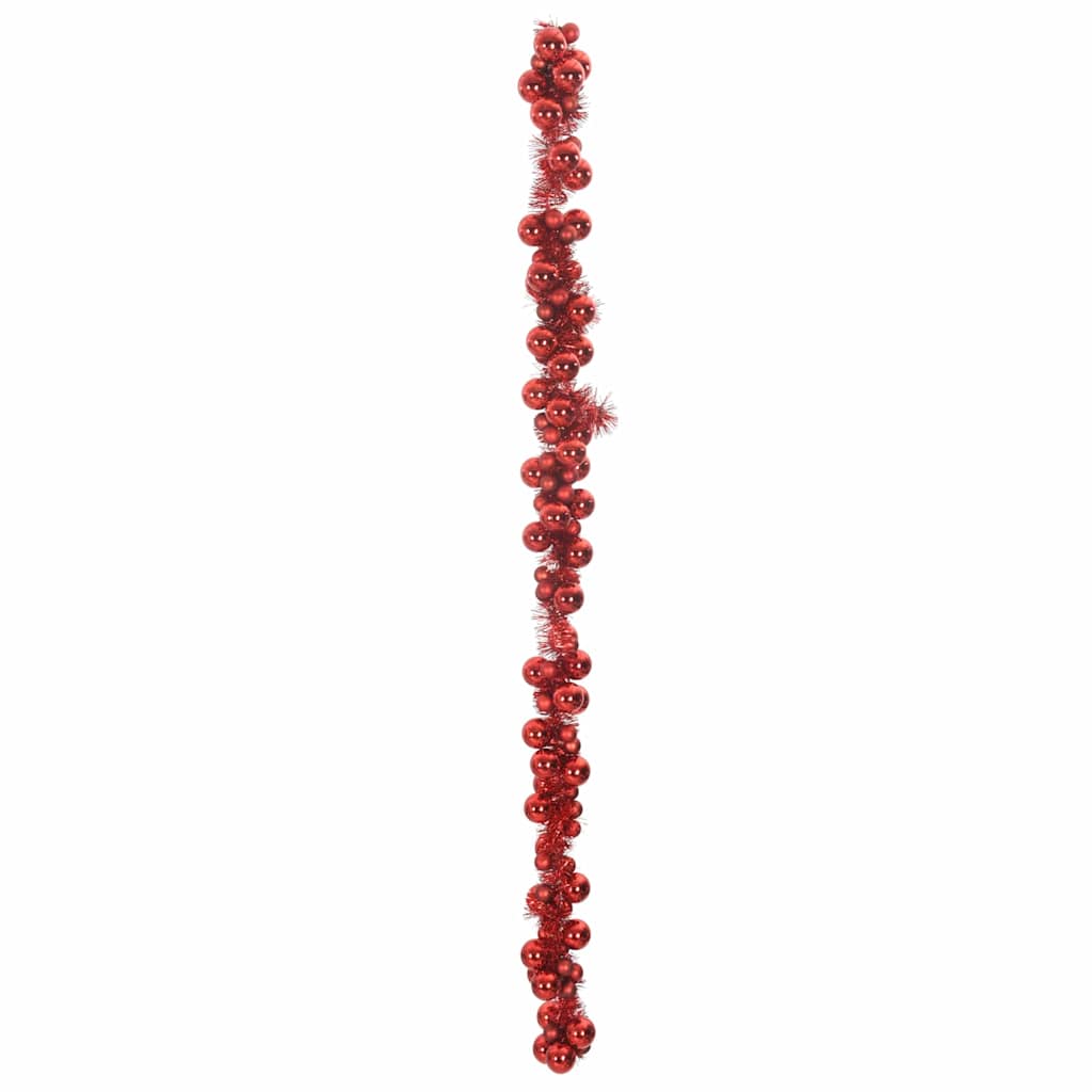 HKH Guirlanda de Bolas de Natal Poliestireno - Vermelho