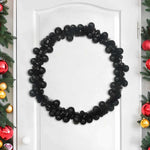 HKH Guirlanda de Bolas de Natal Poliestireno - Preto