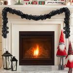 HKH Guirlanda de Bolas de Natal Poliestireno - Preto