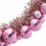 HKH Guirlanda de Bolas de Natal Poliestireno - Rosa