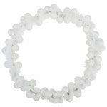 HKH Guirlanda de Bolas de Natal Poliestireno - Branco