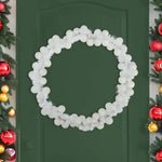 HKH Guirlanda de Bolas de Natal Poliestireno - Branco