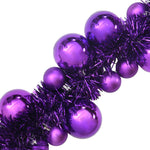 HKH Guirlanda de Bolas de Natal em Poliestireno - Lilás