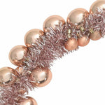 HKH Guirlanda de Bolas de Natal em Poliestireno - Dourado e Rosa