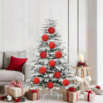 HKH Conjunto de 9 Bolas de Natal - Vermelho