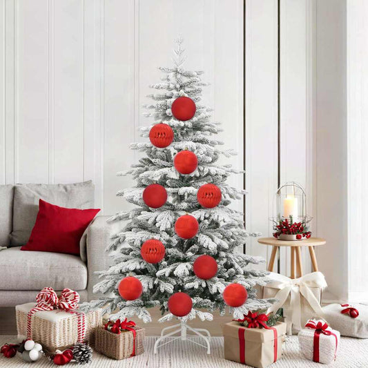 HKH Conjunto de 9 Bolas de Natal - Vermelho