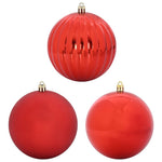 HKH Conjunto de 9 Bolas de Natal - Vermelho