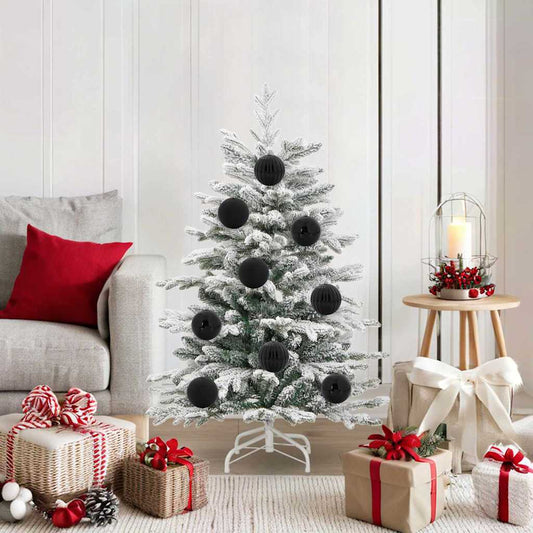 HKH Conjunto de 15 Bolas de Natal - Preto