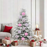 HKH Conjunto de 9 Bolas de Natal - Rosa