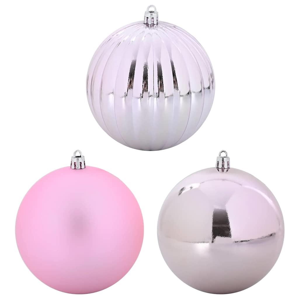 HKH Conjunto de 3 Bolas de Natal - Rosa