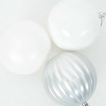 HKH Conjunto de 15 Bolas de Natal - Branco