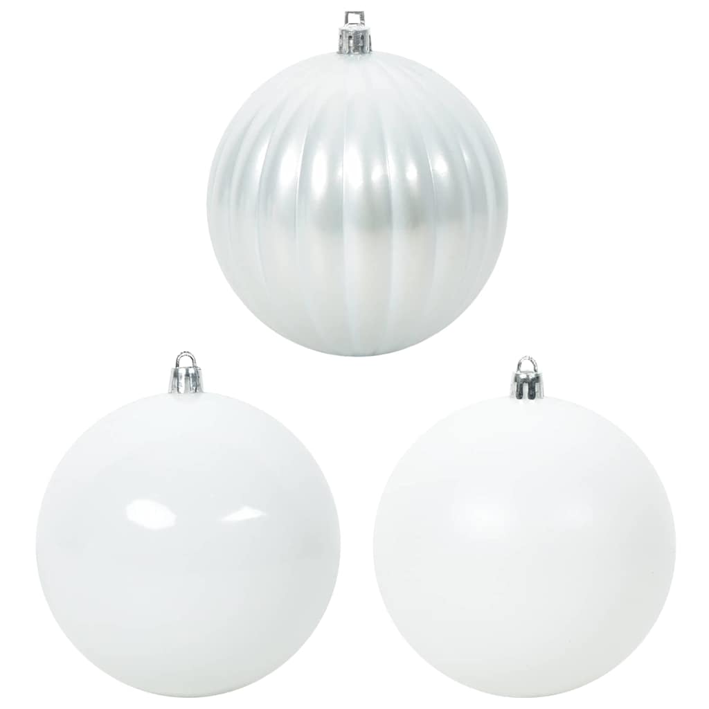 HKH Conjunto de 15 Bolas de Natal - Branco