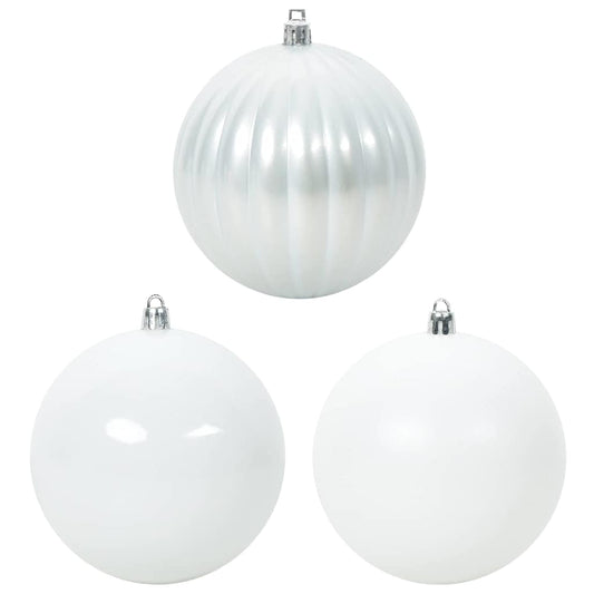 HKH Conjunto de 15 Bolas de Natal - Branco