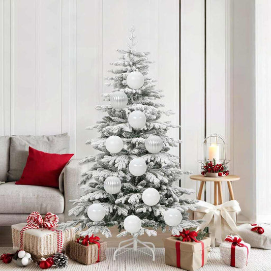 HKH Conjunto de 9 Bolas de Natal - Branco