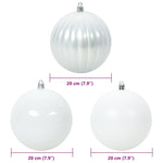 HKH Conjunto de 4 Bolas de Natal - Branco
