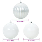 HKH Conjunto de 3 Bolas de Natal - Branco