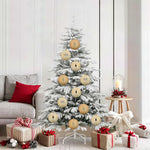 HKH Conjunto de 9 Bolas de Natal - Ouro