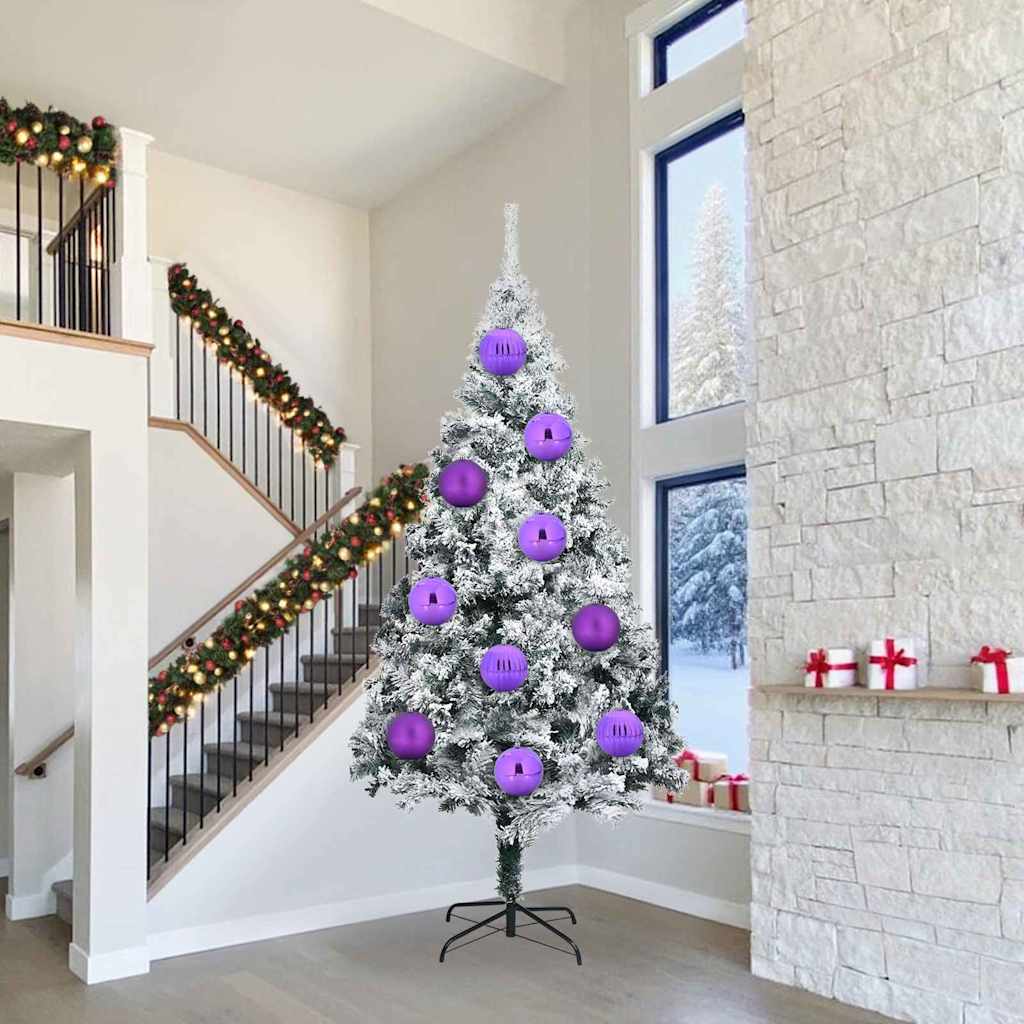 HKH Juego de 3 Bolas de Navidad - Lila