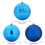 HKH Conjunto de 15 Bolas de Natal - Azul