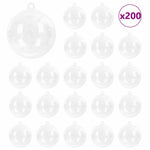 HKH Conjunto de 200 Bolas de Natal