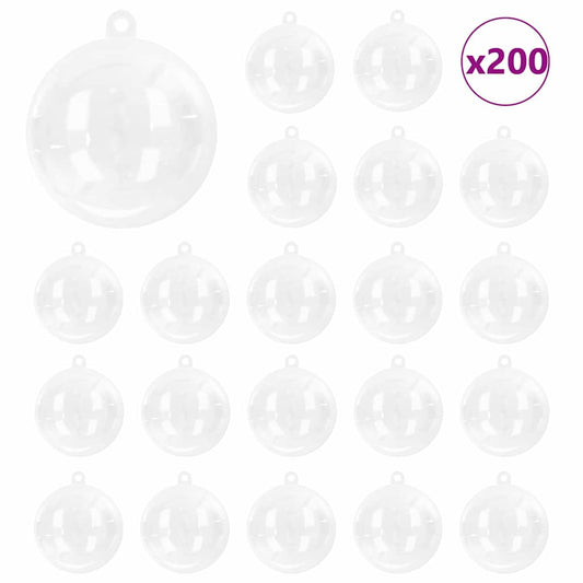 HKH Conjunto de 200 Bolas de Natal