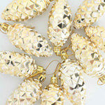HKH Conjunto de 40 Bolas de Pinheiro de Natal Ouro