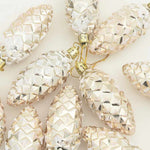 HKH Conjunto de 40 Bolas de Pinheiro de Natal Champanhe