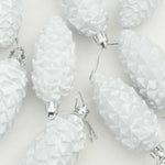 HKH Conjunto de 40 Bolas de Pinheiro de Natal - Branco