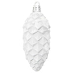 HKH Conjunto de 40 Bolas de Pinheiro de Natal - Branco