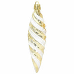 HKH Conjunto de 40 Bolas de Natal em Espiral Ouro
