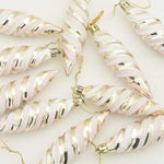 HKH Conjunto de 40 Bolas de Natal em Espiral Champanhe