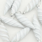 HKH Conjunto de 40 Bolas de Natal em Espiral - Branco