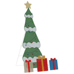 HKH Árvore de Natal Iluminada com 3 Caixas de Presente 2d - Branco Quente
