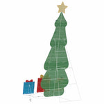 HKH Árvore de Natal Iluminada com 3 Caixas de Presente 2d - Branco Quente