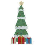HKH Árvore de Natal Iluminada com 3 Caixas de Presente 2d - Branco Quente