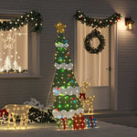 HKH Árvore de Natal Iluminada com 3 Caixas de Presente 2d - Branco Quente