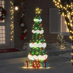 HKH Árvore de Natal Iluminada com 3 Caixas de Presente 2d - Branco Quente