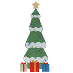 HKH Árvore de Natal Iluminada com 3 Caixas de Presente 2d - Branco Quente